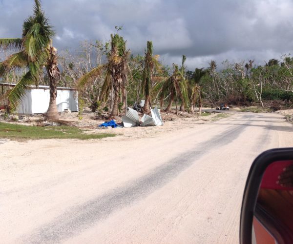 Cyclone Pam Leaves Her Calling Card. Sand Where It Should Not Be.